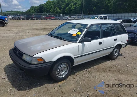 1992 Toyota Corolla Dlx from USA, damaged, VIN JT2AE94K6N3491324